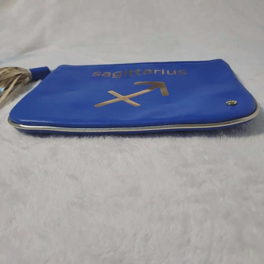 Stephanie Johnson Sagittarius Zodiac Sign Cosmetic Bag Travel Clutch New OOS - Picture 8 of 10